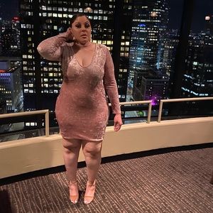 Blush Crush Velvet Dress ❤️